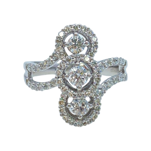 18K白金 鑽石 戒指【JEWELRY 無品牌珠寶】