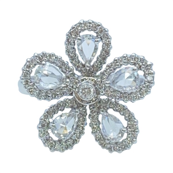 18K白金 鑽石 戒指【JEWELRY 無品牌珠寶】