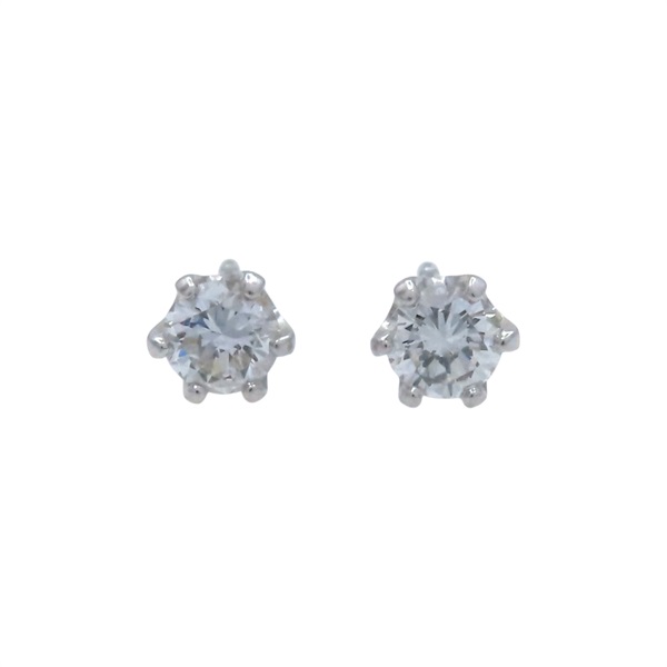 PT900鉑金 鑽石 耳環【JEWELRY 無品牌珠寶】