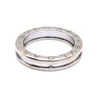 18K白金 B.zero1 1 Band 戒指 55【BVLGARI 寶格麗】