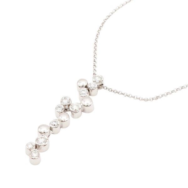 18K白金 鑽石 項鍊【JEWELRY 無品牌珠寶】