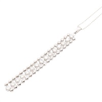 18K白金 鑽石 項鍊【JEWELRY 無品牌珠寶】 Diamond 5.2g