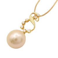 18K黃金 南洋珍珠 鑽石 項鍊【JEWELRY 無品牌珠寶】