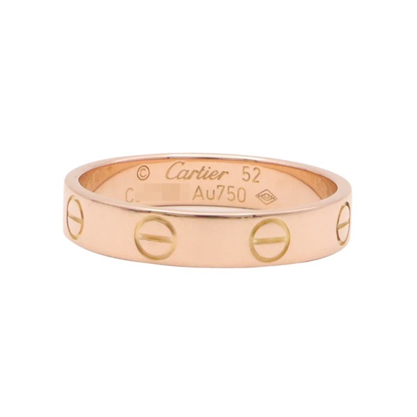 Love 戒指 18K玫瑰金 52【Cartier 卡地亞】
