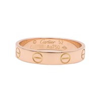 Love 戒指 18K玫瑰金 52【Cartier 卡地亞】