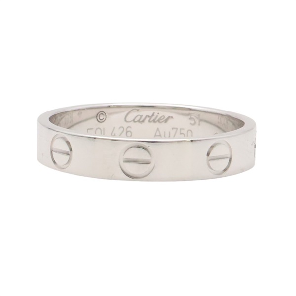 Love 戒指 18K白金 51【Cartier 卡地亞】