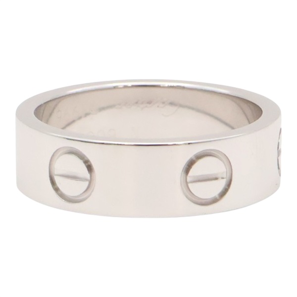 Love 戒指 18K白金 50【Cartier 卡地亞】 B4022650