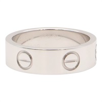 Love 戒指 18K白金 50【Cartier 卡地亞】 B4022650