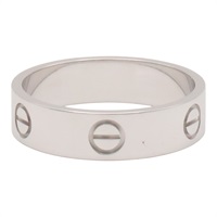 Love 戒指 18K白金 51【Cartier 卡地亞】 B4084700