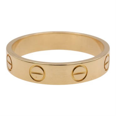 18K黃金 Love 戒指 49【Cartier 卡地亞】