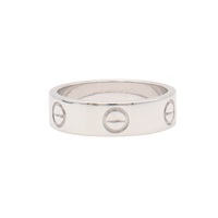 Love 戒指 18K白金 54【Cartier 卡地亞】