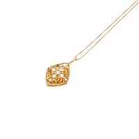 18K黃金 鑽石 項鍊【JEWELRY 無品牌珠寶】