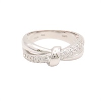 18K白金 鑽石 戒指【JEWELRY 無品牌珠寶】