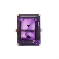 Pm900鉑金 紫水晶 戒指 53【JEWELRY 無品牌珠寶】 Amethyst 12.7g