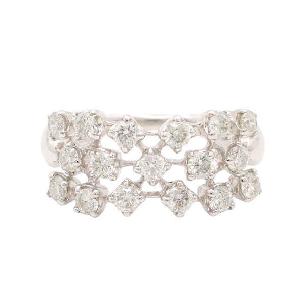 18K白金 鑽石 戒指【JEWELRY 無品牌珠寶】 Diamond 5.6g