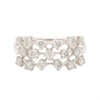 18K白金 鑽石 戒指【JEWELRY 無品牌珠寶】 Diamond 5.6g