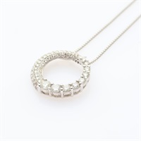 18K白金 鑽石項鍊【JEWELRY 無品牌珠寶】 Diamond 5.1g