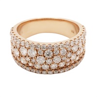 18K玫瑰金 鑽石 戒指【JEWELRY 無品牌珠寶】