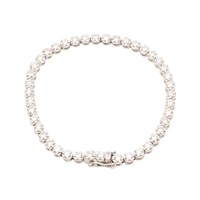 18K白金 鑽石 手鍊【JEWELRY 無品牌珠寶】