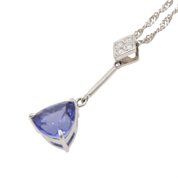 PT900/PT850鉑金 坦尚石 墜飾 項鍊【JEWELRY 無品牌珠寶】 Tanzanite 6.4g