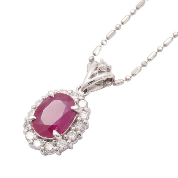 紅寶石 PT900鉑金 PT850鉑金 項鍊【JEWELRY 無品牌珠寶】