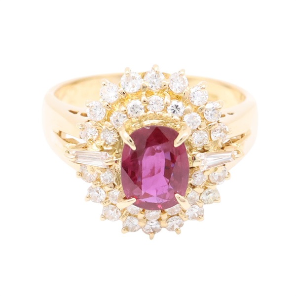 18K黃金 紅寶石 戒指【JEWELRY 無品牌珠寶】