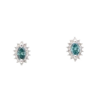 PT900鉑金 鑽石 耳環【JEWELRY 無品牌珠寶】