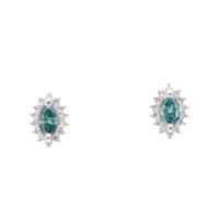 PT900鉑金 鑽石 耳環【JEWELRY 無品牌珠寶】