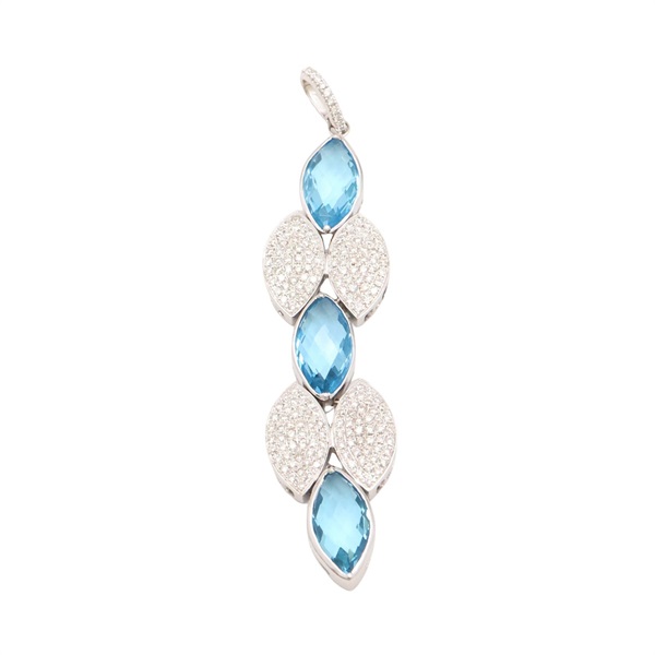 18K白金 鑽石 墜飾【JEWELRY 無品牌珠寶】