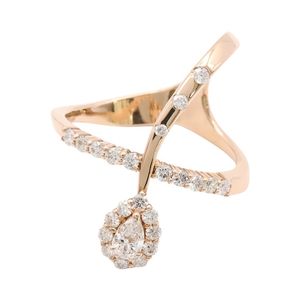 JEWELRY 無品牌珠寶 鑽石 18K玫瑰金戒指