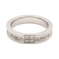 JEWELRY 無品牌珠寶 鑽石 18K白金戒指 Diamond 7.1g