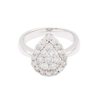 JEWELRY 無品牌珠寶 鑽石 18K白金戒指