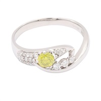 JEWELRY 無品牌珠寶 鑽石 18K白金戒指