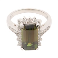JEWELRY 無品牌珠寶 榍石 鑽石 PT900鉑金 戒指