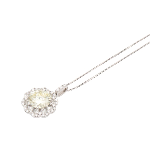 JEWELRY 無品牌珠寶 項鍊 Pt850鉑金 鑽石