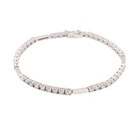 JEWELRY 無品牌珠寶 鑽石 18K白金 手鍊