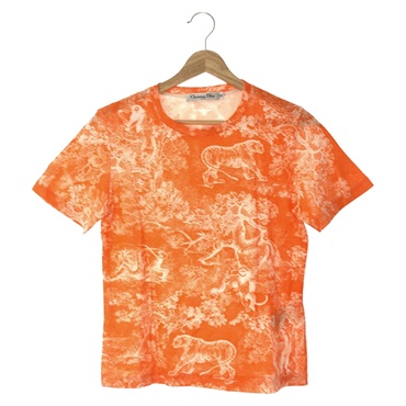橘色 棉 短袖上衣 T-shirt XS