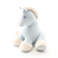 藍色 麻布帆布 Baby Hermy Plush 絨毛玩偶【HERMES 愛馬仕】