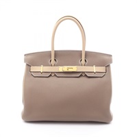 風衣灰/大象灰 Togo牛皮 Birkin 30 柏金包 手提包 A刻 金扣【HERMES 愛馬仕】