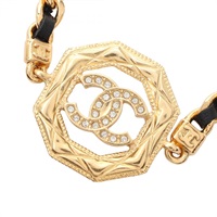 金色金屬鍍金 CC 項鍊【CHANEL 香奈兒】