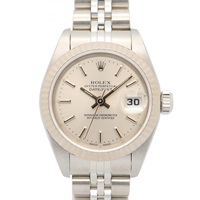 銀色錶盤 18K白金 不鏽鋼 Lady Datejust 26 腕錶 K番【ROLEX 勞力士】 79174