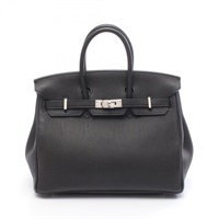 HERMES 愛馬仕 Birkin 25 柏金包 手提包 黑色 Togo 牛皮 X刻 銀扣