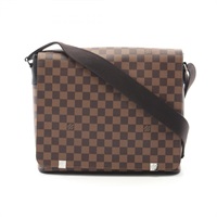 棕色 棋盤格帆布 District MM 肩背包【LOUIS VUITTON LV 路易威登】 N41032