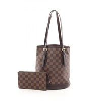 棕色 棋盤格帆布 Marais 肩背包【LOUIS VUITTON LV 路易威登】 N42240