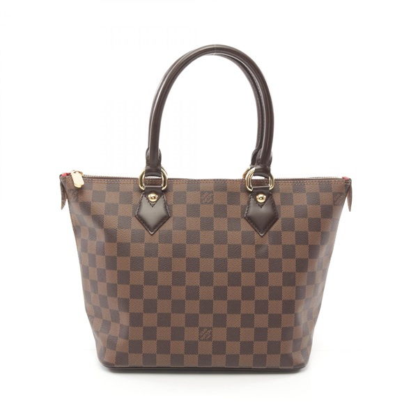 棕色 棋盤格帆布 Saleya PM 手提包【LOUIS VUITTON LV 路易威登】 N51183