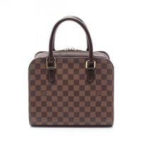 棕色 棋盤格帆布 Triana 手提包【LOUIS VUITTON LV 路易威登】 N51155