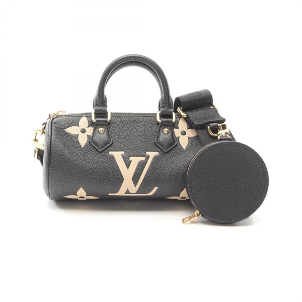黑色 大原花壓紋 Empreinte牛皮 Papillon BB 兩用包【LOUIS VUITTON LV 路易威登】 M45980