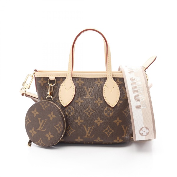 棕色 帆布 Neverfull BB 托特包【LOUIS VUITTON LV 路易威登】 M46705