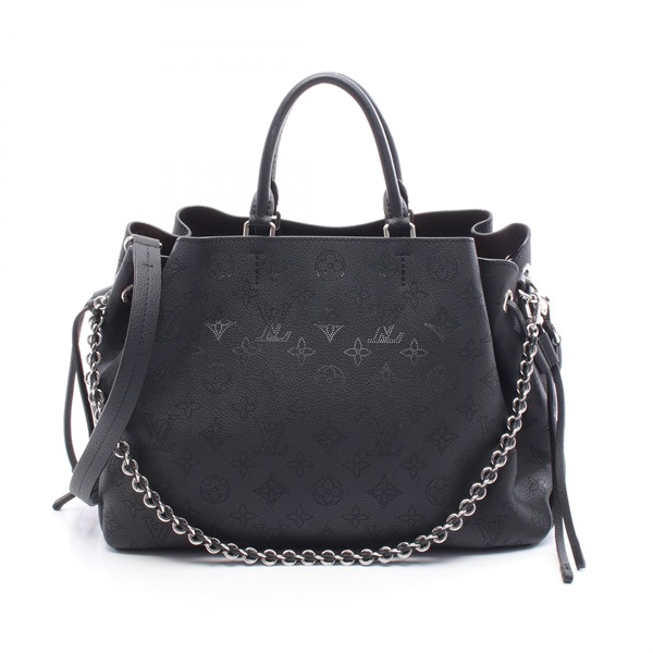 黑色 皮革 雷射穿孔 Bella Tote 兩用包【LOUIS VUITTON LV 路易威登】 M59200