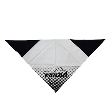 黑白 純棉 圓點 三角巾